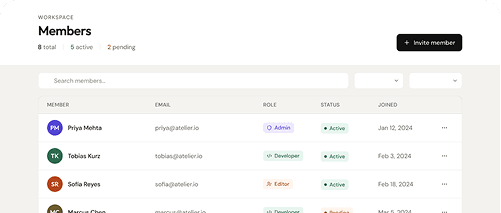 Member Dashboard